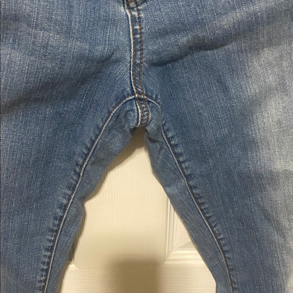 Refuge Women's Distressed Blue Skinny Jeans - Picture 3 of 7